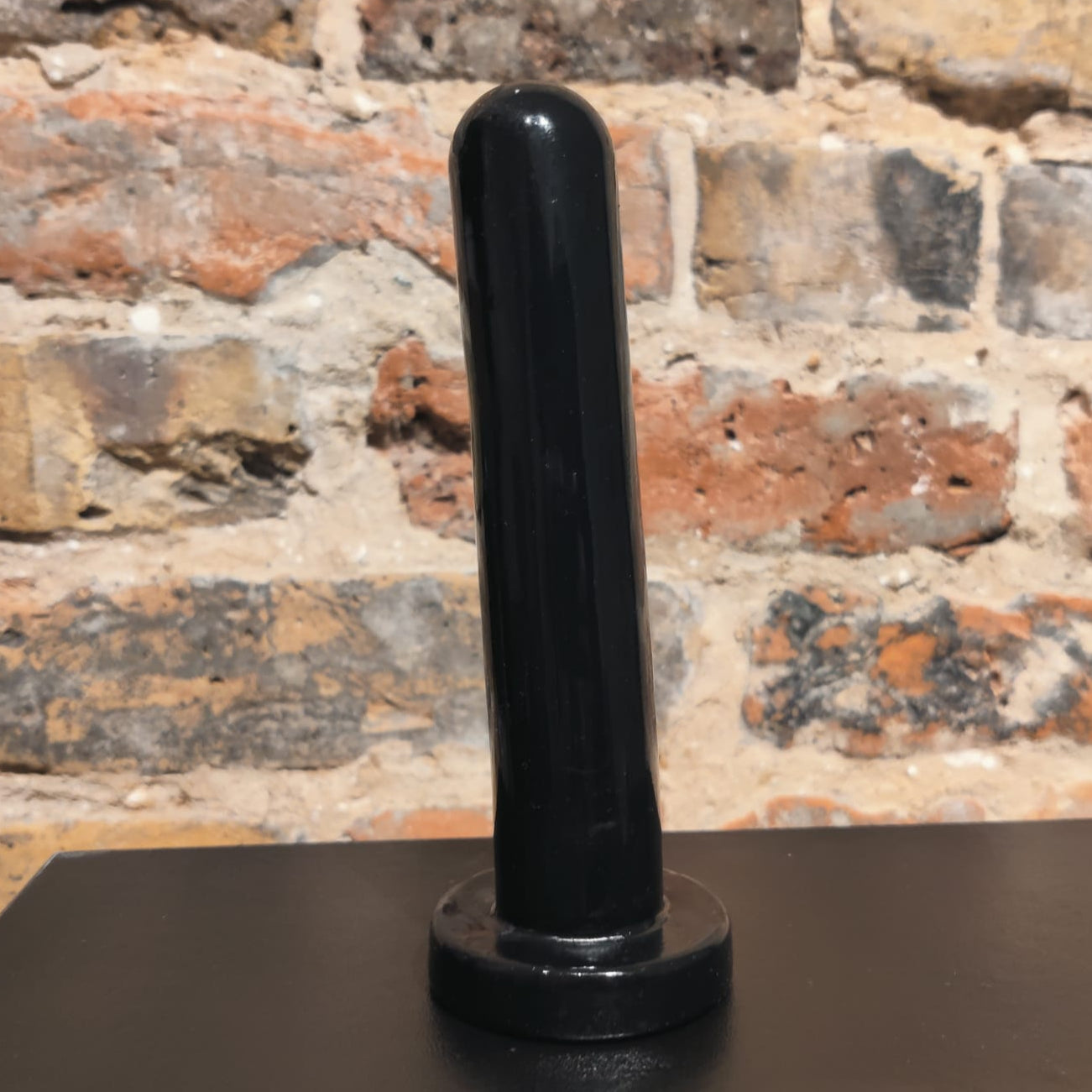 6in Flexible Black Dildo