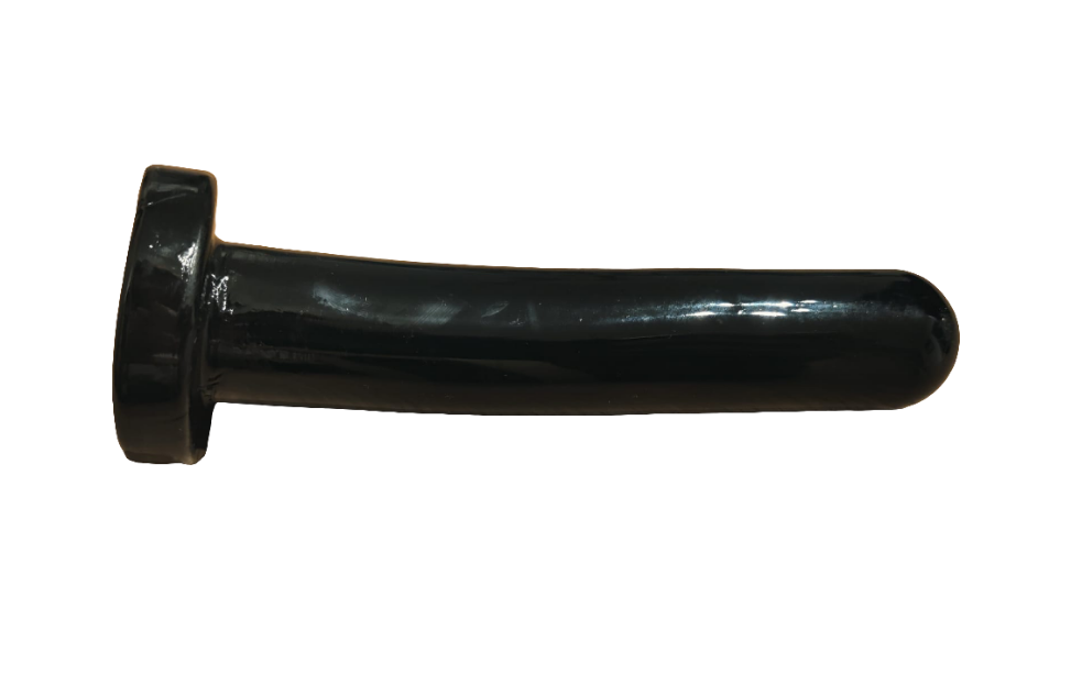 6in Flexible Black Dildo