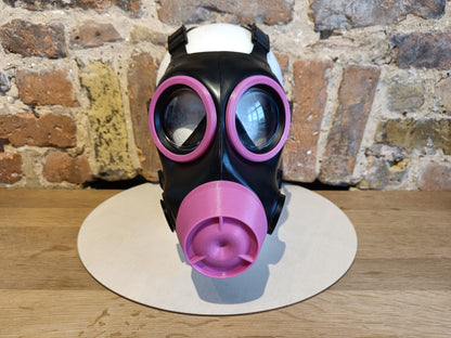 Sample: FM12 Stroker Gas Mask Size 3 (Pink Parts)