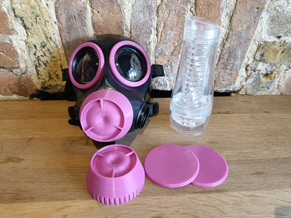 Sample: FM12 Stroker Gas Mask Size 3 (Pink Parts)